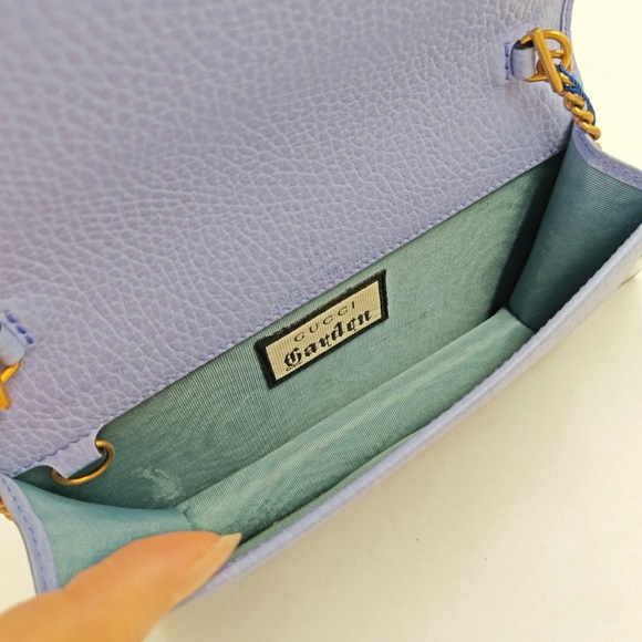 Authentic Gucci limited edition Garden mystic cat shoulder crossbody bag - Picture 7 of 10